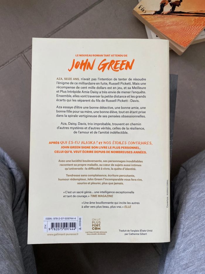 Livre John Green Tortues a L’infini - photo numéro 2