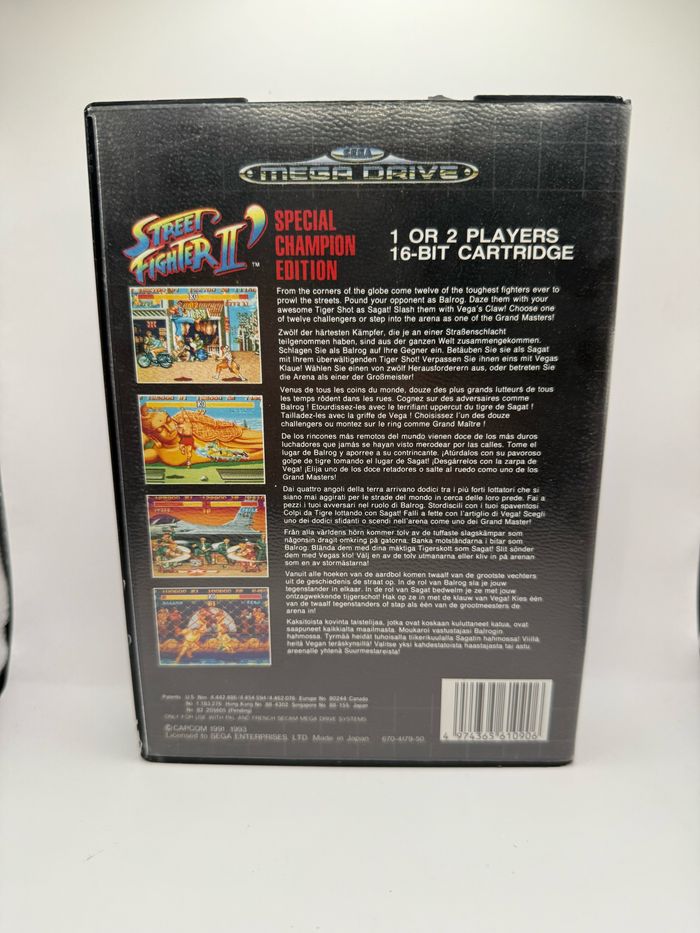 Street Fighter II 2 Champion Edition Sega Mega Drive - photo numéro 2