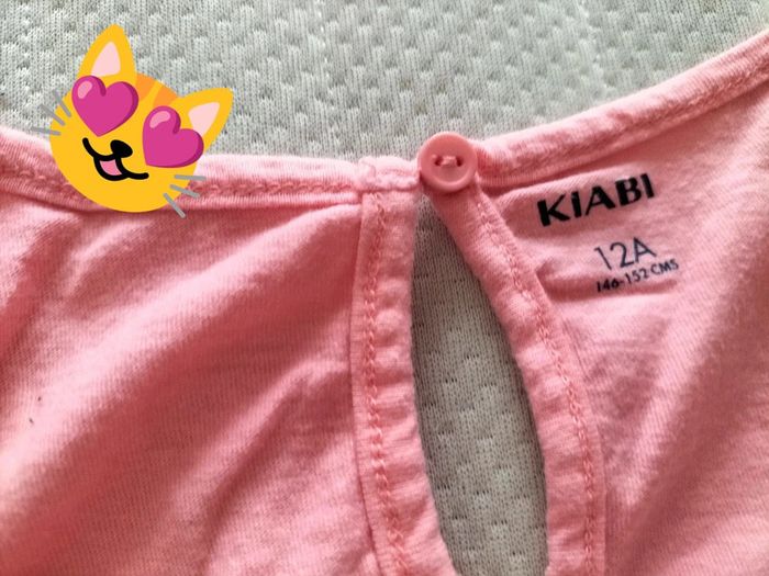 Maillot rose a froufrou 12 ans kiabi - photo numéro 2