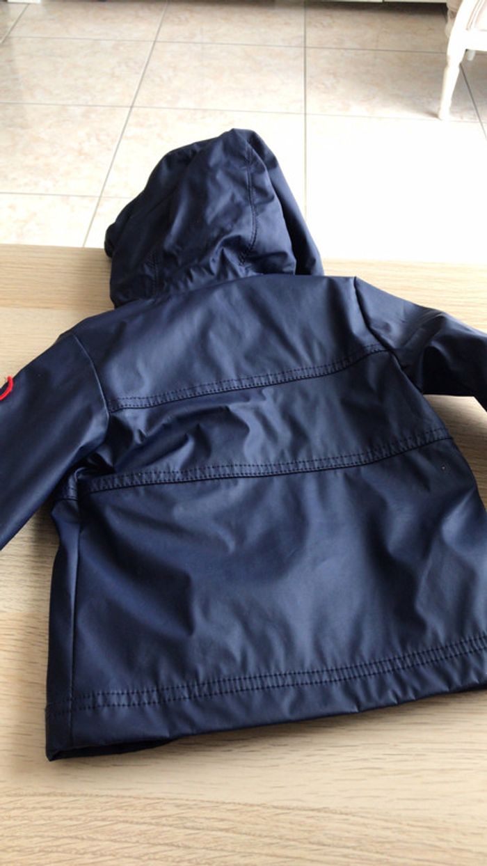 Imperméable marine grain de blé - photo numéro 6