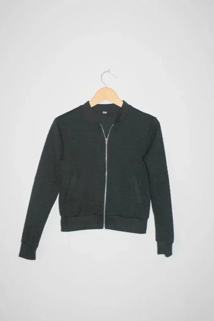 Veste légère effet matelassée, zippée 12 ans