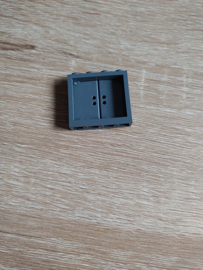 Lego fenêtre 1x4x3 gris foncé - photo numéro 4