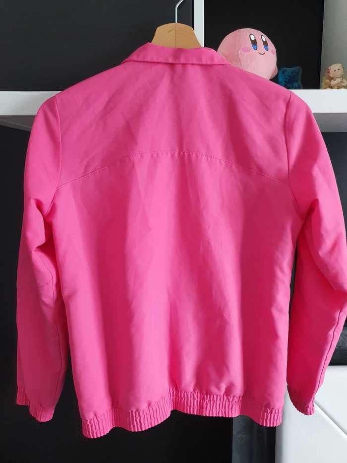 Veste de sport noir et rose Adidas - photo numéro 5