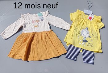 Ensemble fille été  12 mois
