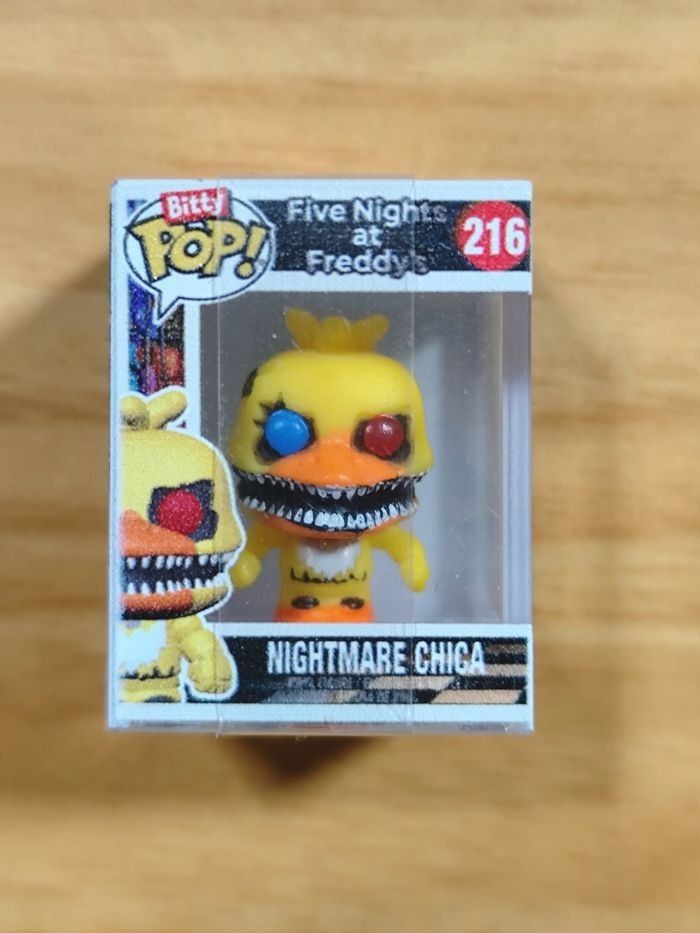 Lot De 3 Bitty Pop! FNAF - Chica 108 / Nightmare Chica 216 / Baby 226 - photo numéro 5