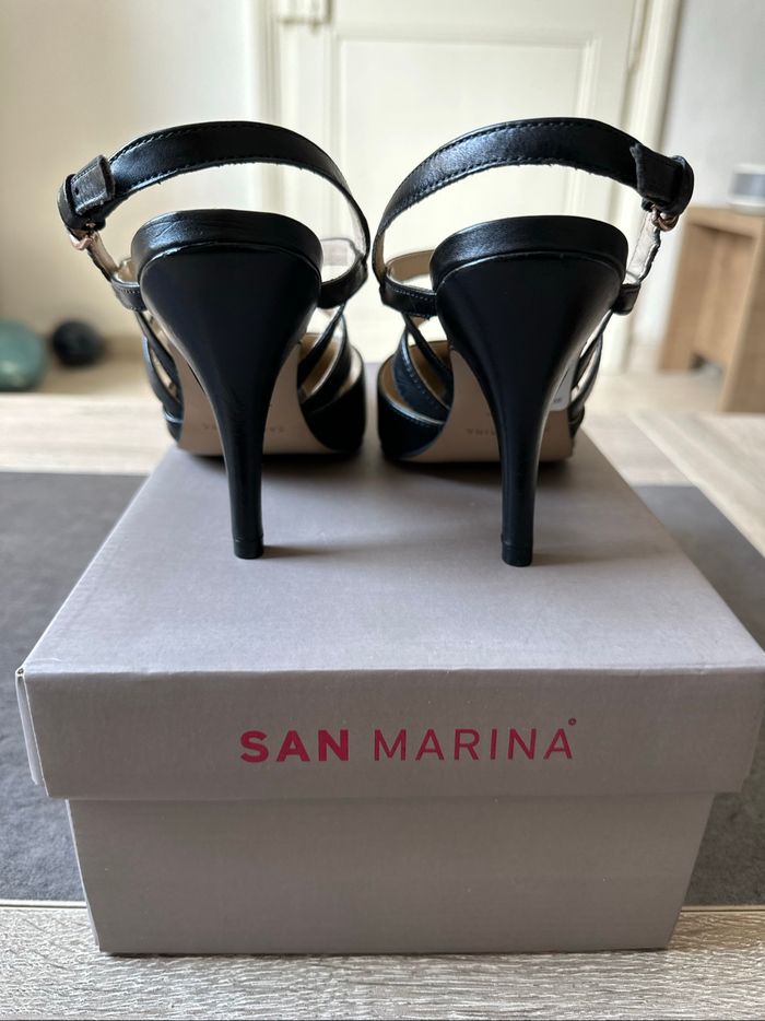 Escarpins cuir San Marina 36 neufs - photo numéro 3