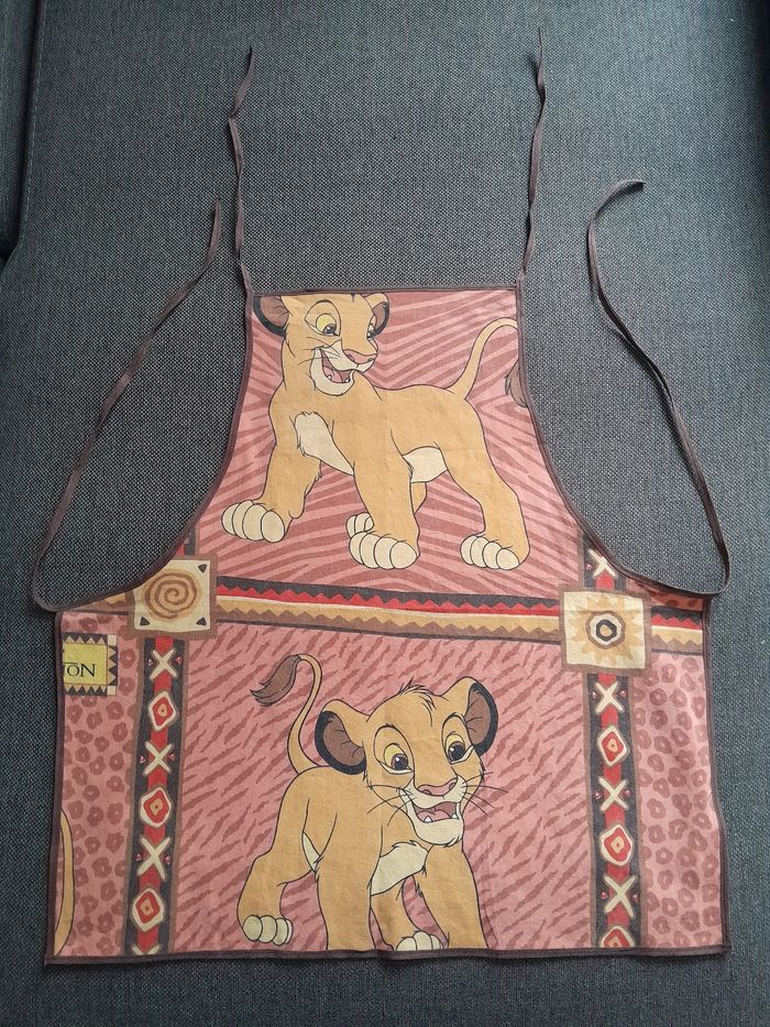 Tablier de cuisine le roi lion 3-6ans