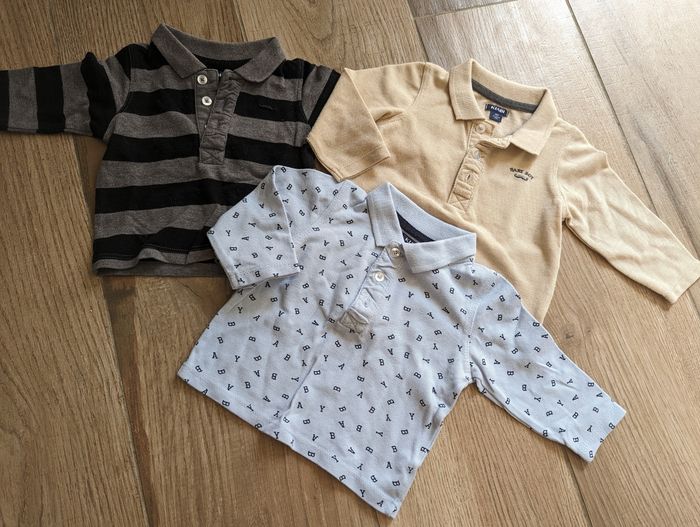 Lot de polo manches longues