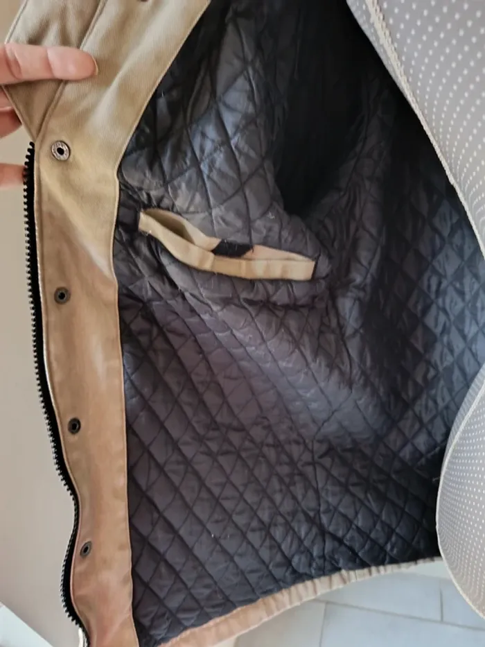 Manteau épais beige homme Taille S Marque Celio - photo numéro 5