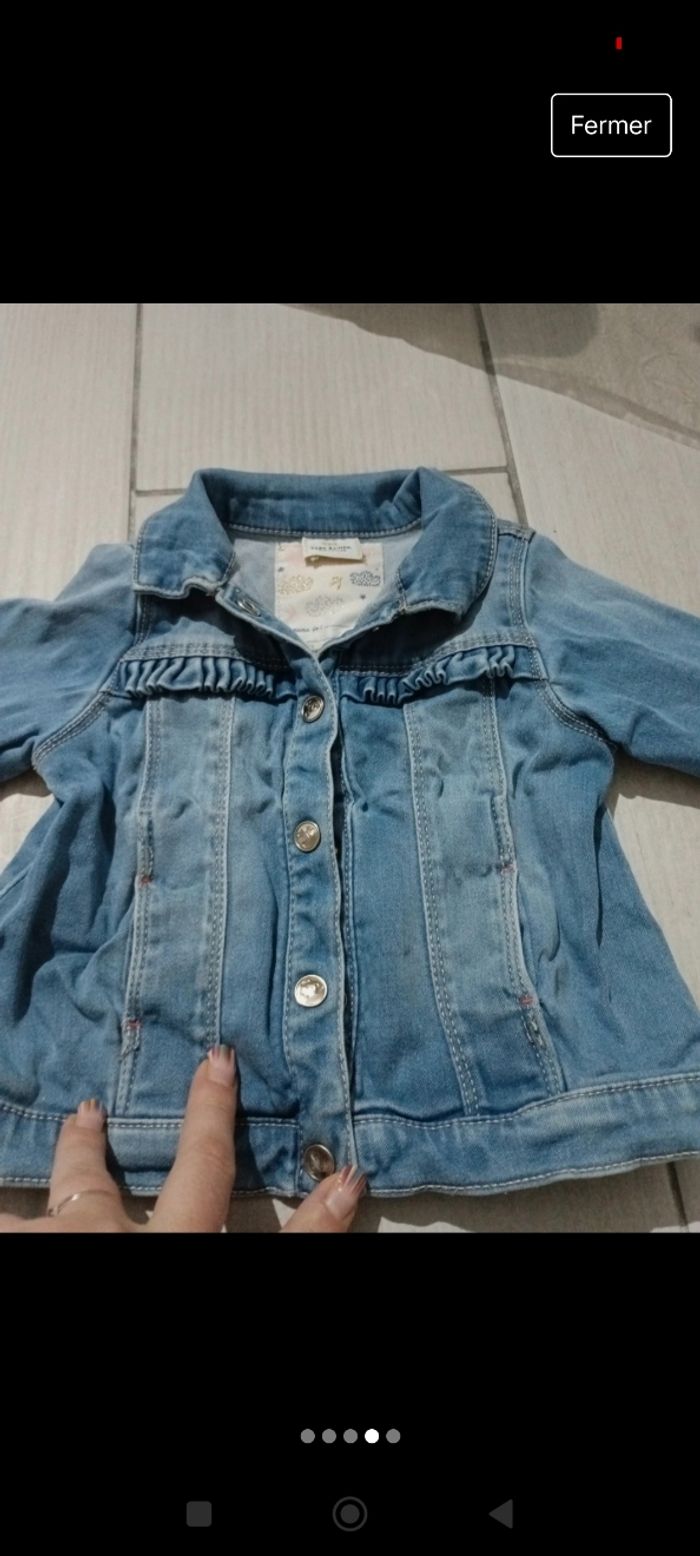 Veste en jean 9 mois - photo numéro 4