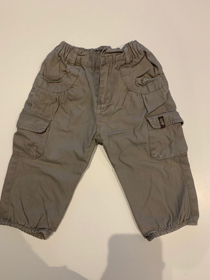 Pantalon gris bébé fille gris 12 mois
