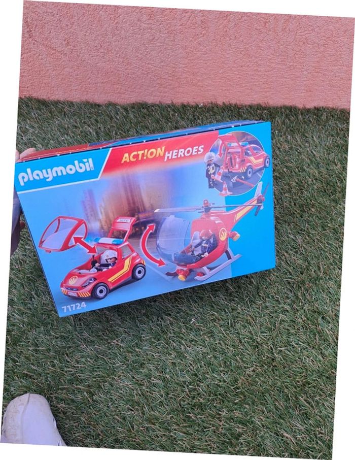 Playmobil 71724 pompier neuf non ouvert avec boîte. - photo numéro 4
