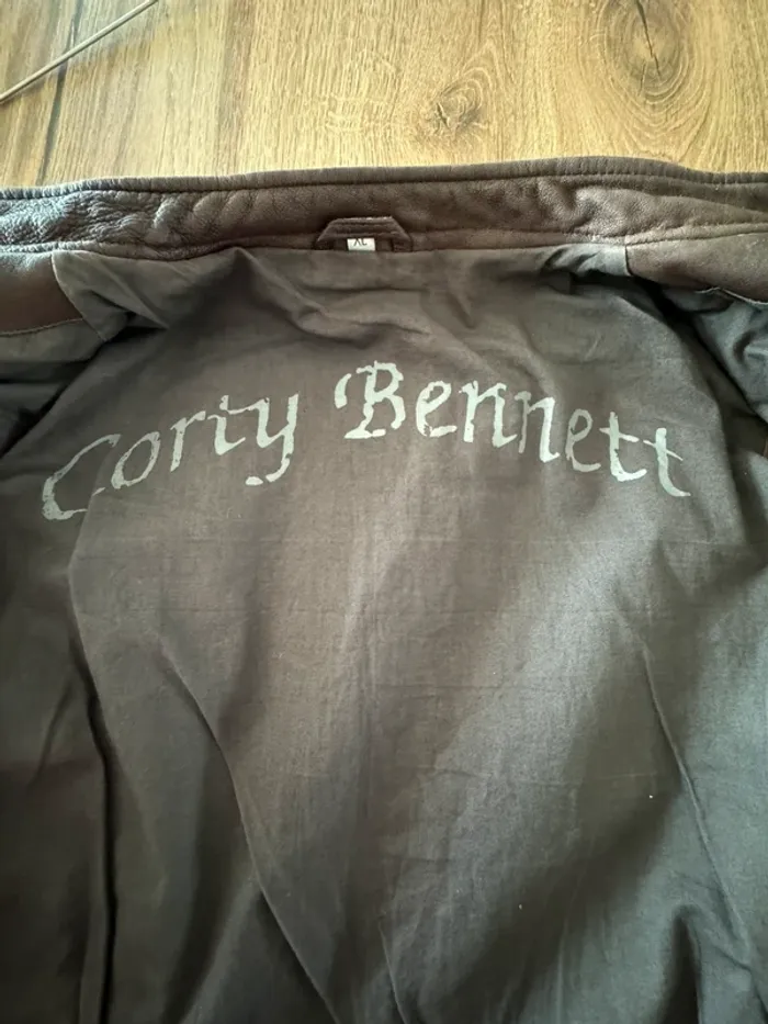 Veste col officier cuir d’agneau Corty Bennett - photo numéro 5