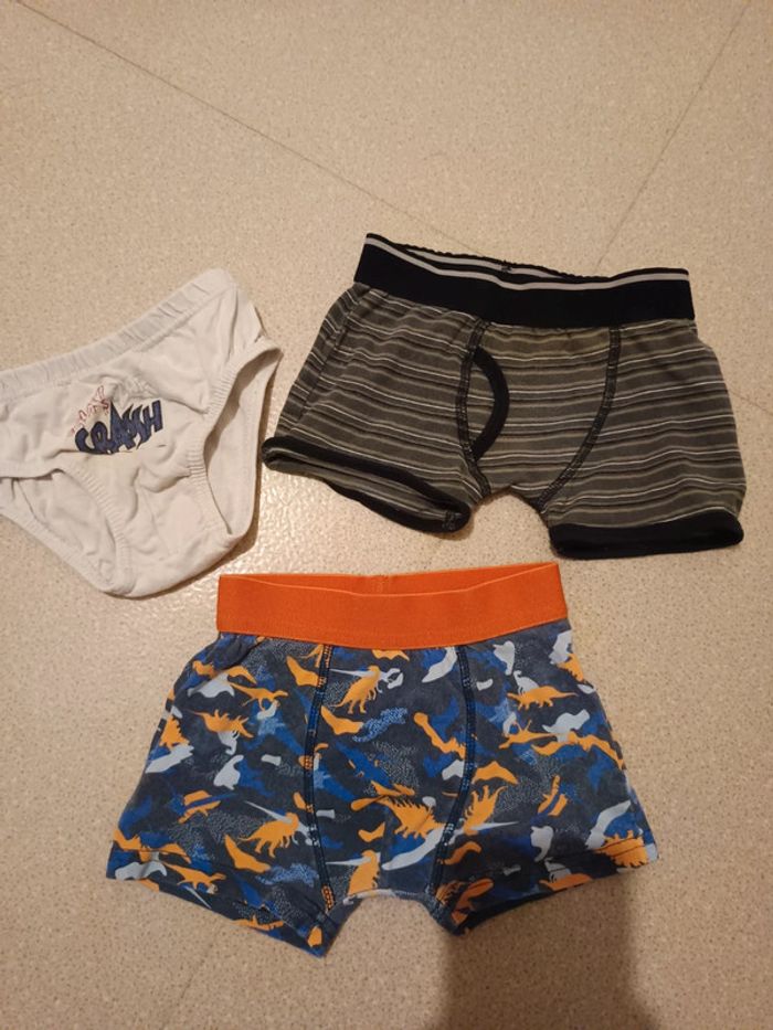 2 caleçon+1 slip