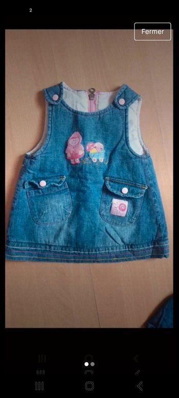Robe jean 3 mois