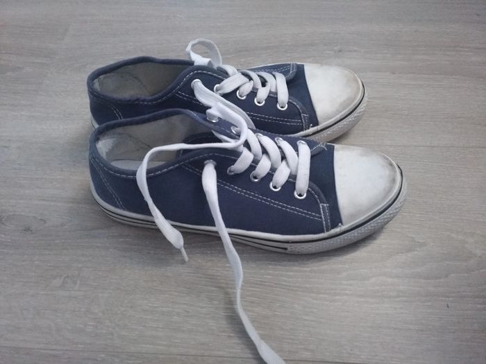 Baskets basses bleues - photo numéro 3