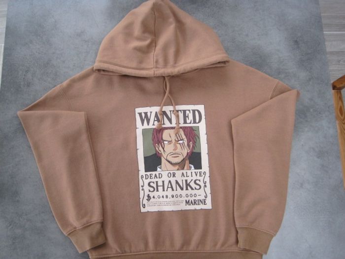 Sweat à capuche Jennyfer One Piece marron taille XS - photo numéro 5