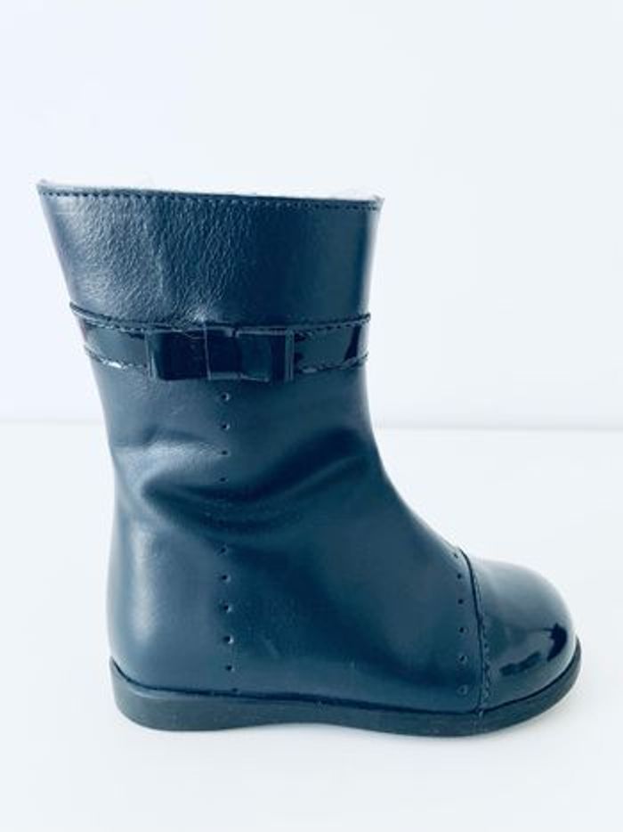 Bottes en cuir Jacadi, taille 21 - photo numéro 4