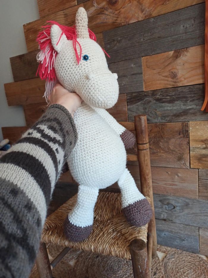 peluche Licorne crochet tbe - photo numéro 4