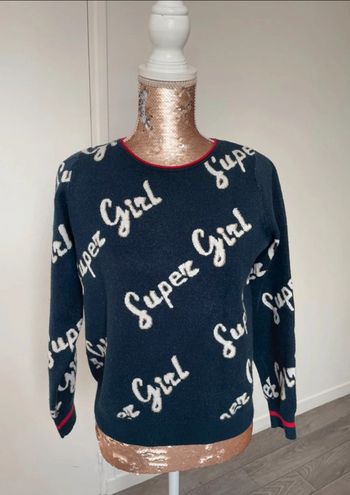 Pull Chaud naf naf M Super girl