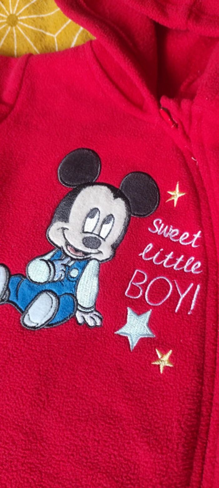 Sur pyjama polaire capuche Mickey - photo numéro 4