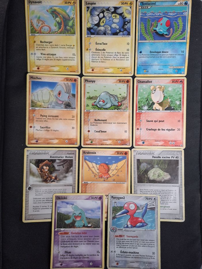 Lot cartes Pokemon anciennes