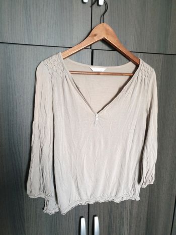 Pull léger beige