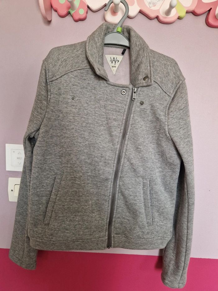 Cardigan molletonné NEUF style perfecto - photo numéro 2