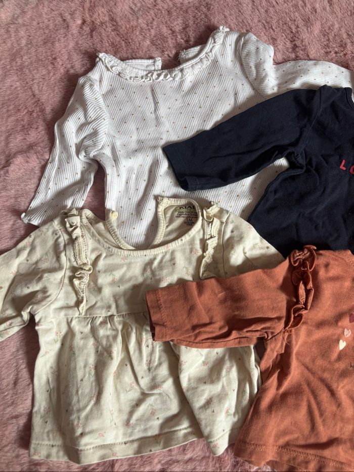 Lots t-shirt 1 mois - photo numéro 3