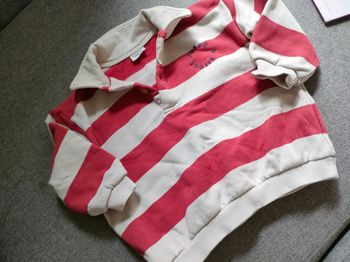 Sweet polo garçon 2 ans rouge et blanc