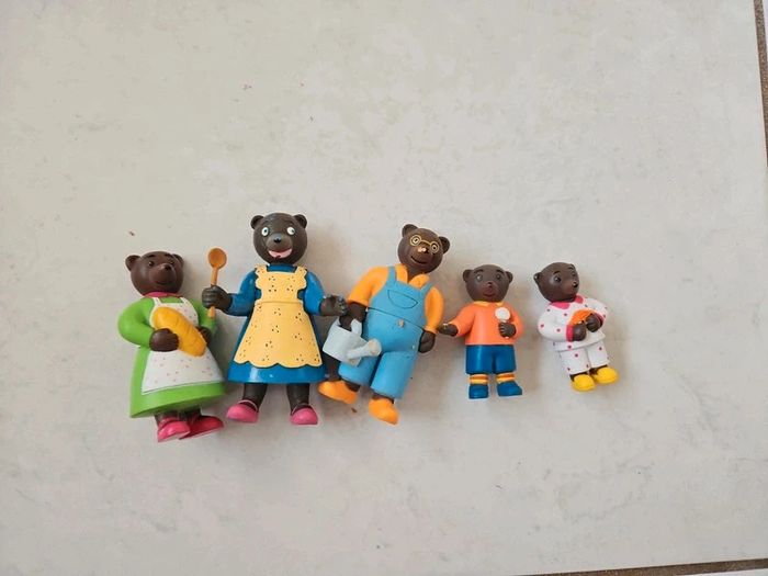 Figurines petit ours brun AB Q - photo numéro 2