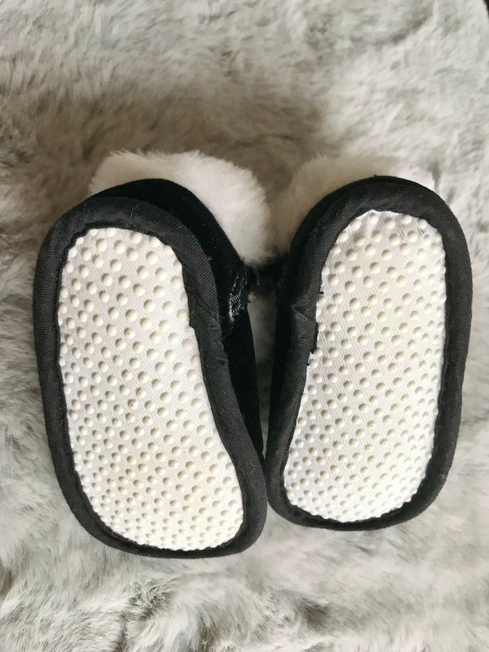 Chaussons velours noir 17 (Pat & Ripaton) - photo numéro 4