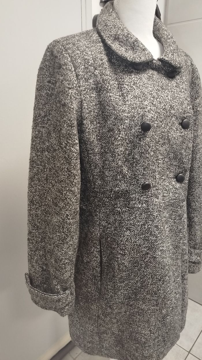 Manteau gris Camaïeu - photo numéro 4