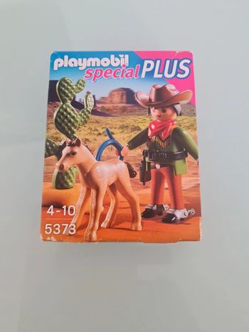 Playmobil 5373 - cow boy et son poulain - neuf