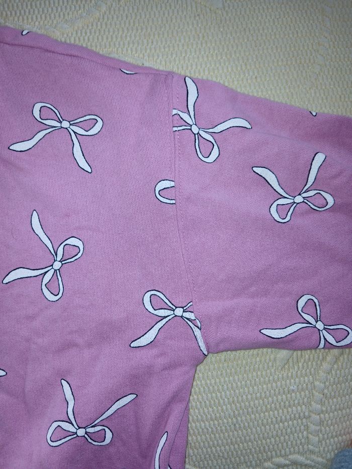 Sweat rose à motif - photo numéro 3