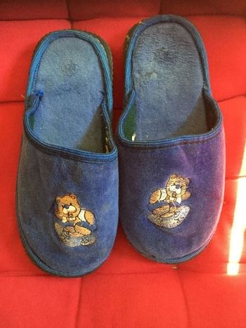 Chaussons bleus 30