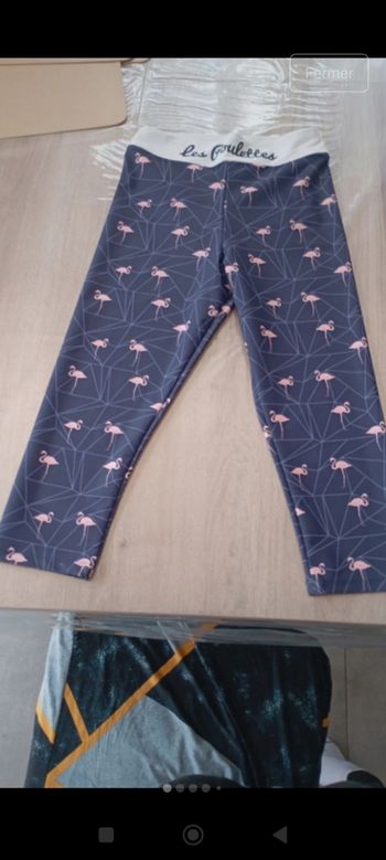 Legging court les poulettes neuf