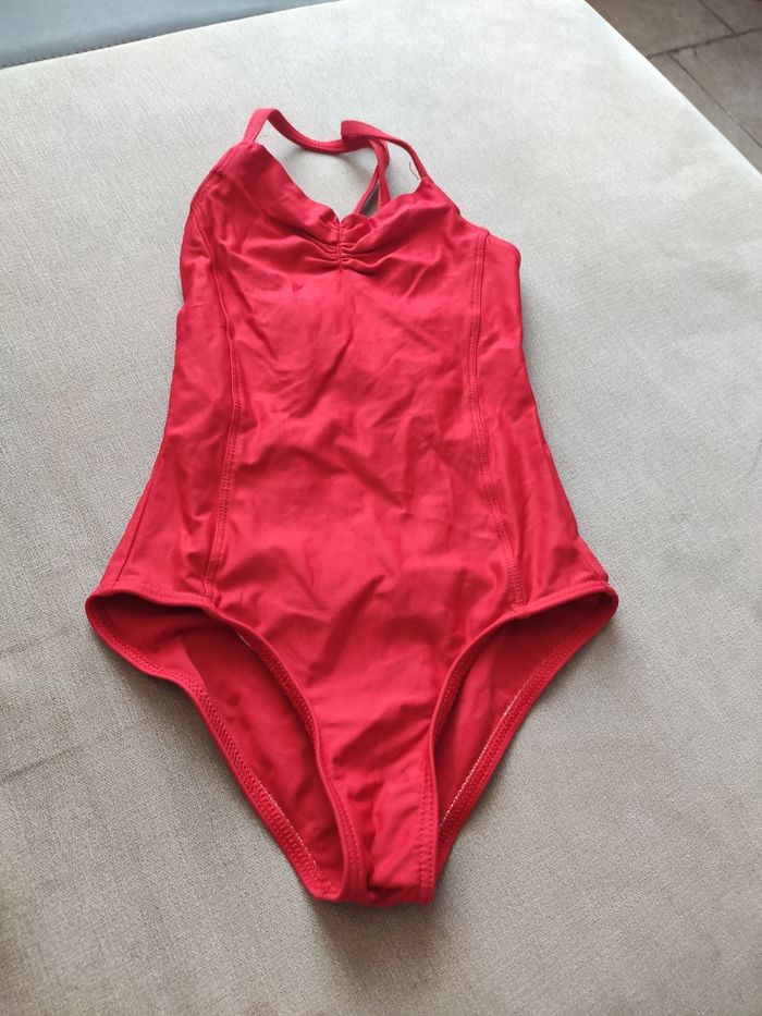 Justaucorps rouge danse 4 ans