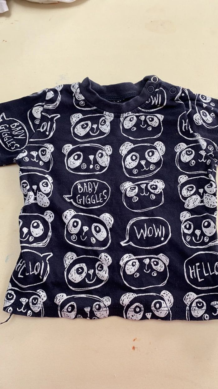 Tee shirt ml 6-12 mois