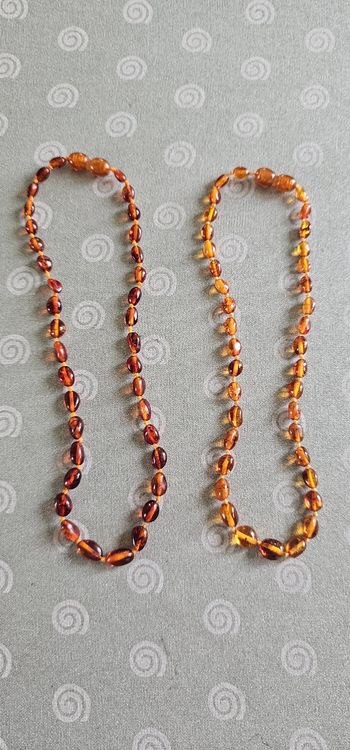 Véritable colliers ambre bébé 