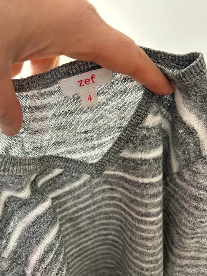 Pull fin garcon 4 ans zef - photo numéro 7