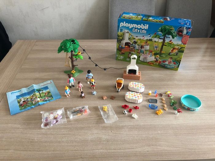 Famille et barbecue estivale playmobil 9272 - photo numéro 2