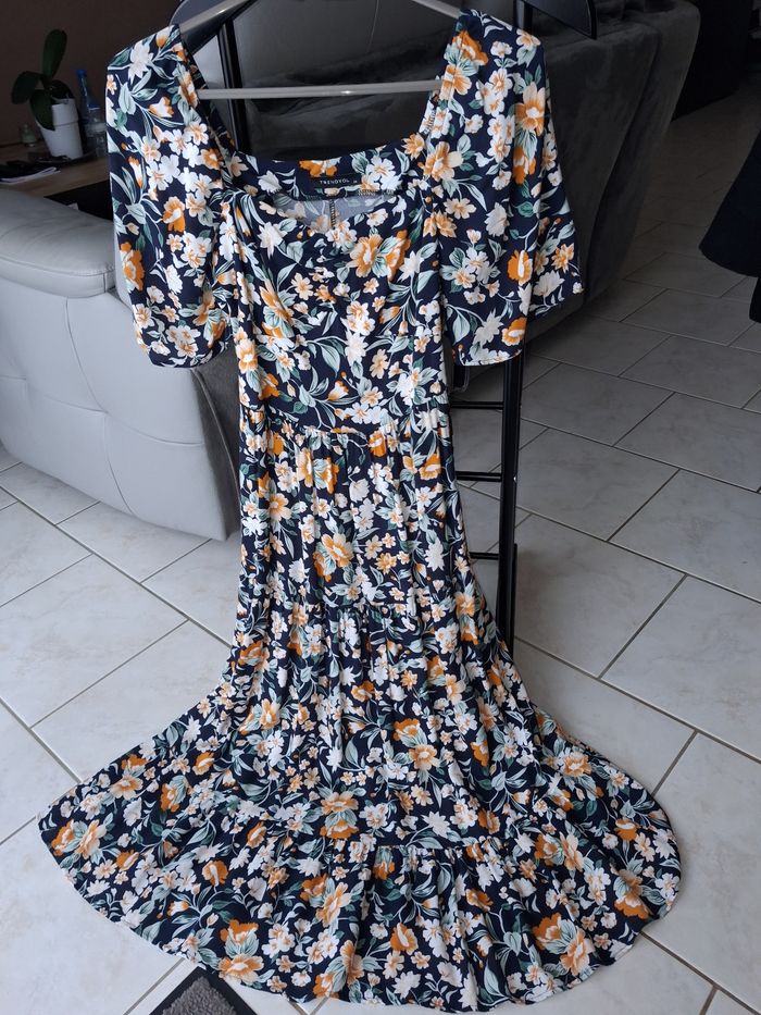 Robe llngue été fleuri