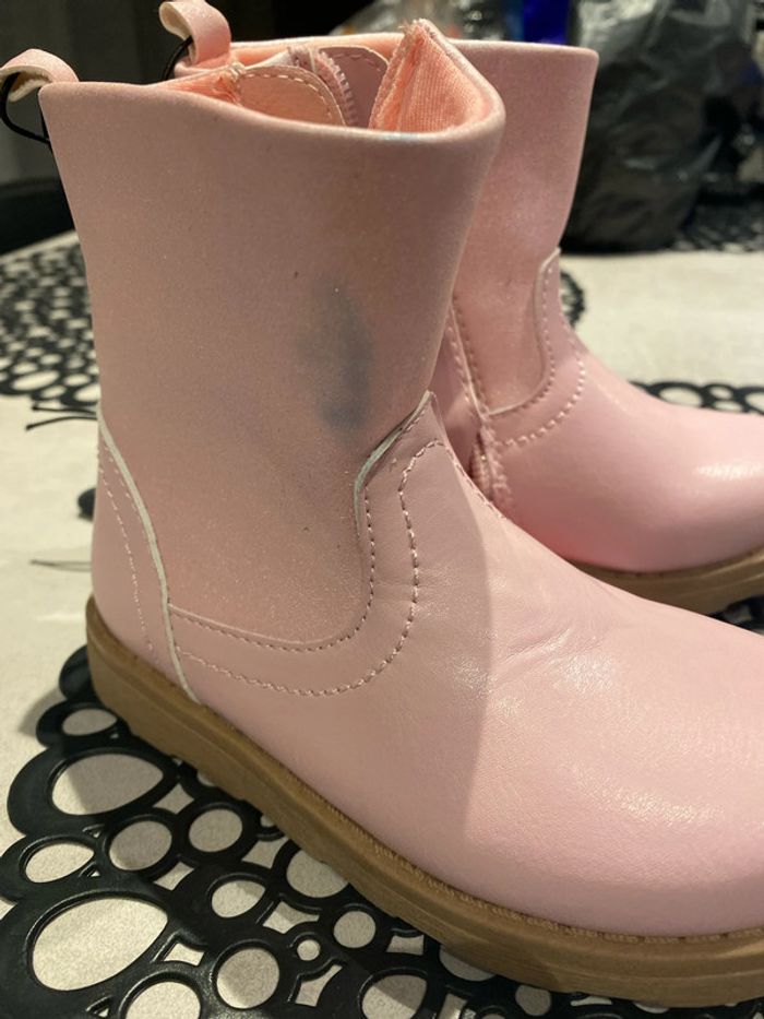 Bottines fille taille 25 rose In extenso - photo numéro 3