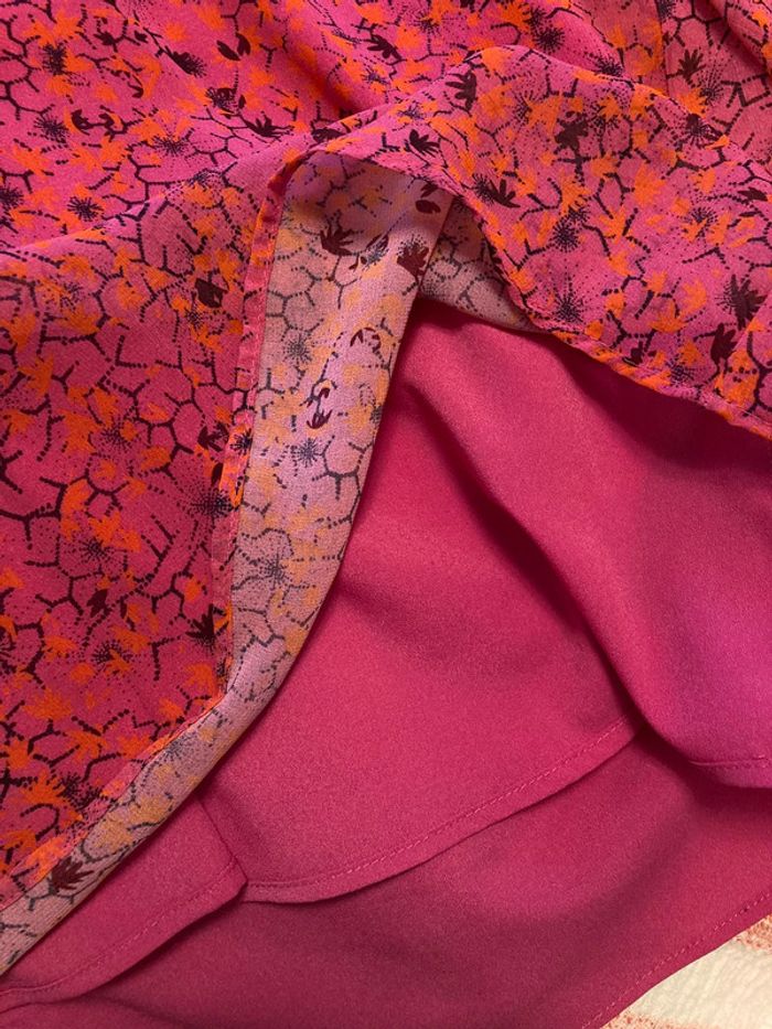 Superbe blouse neuve fuschia || T42 || One Step - photo numéro 8
