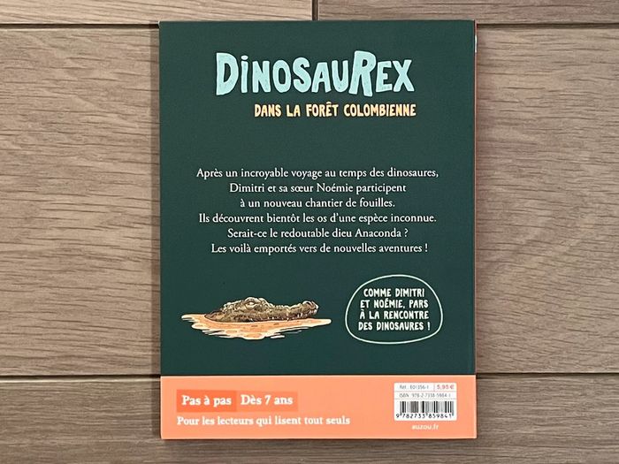 Dinosaurex: Dans la forêt colombienne Tome 2 Auzou 7+ - photo numéro 2