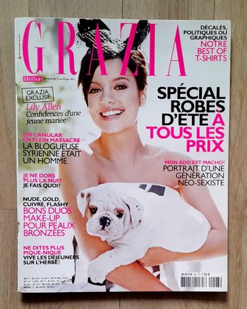 Magazine Grazia juin 2011 spécial Lily Allen