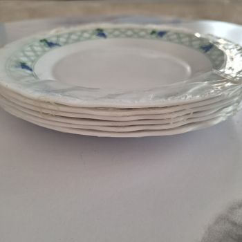 Lot 6 assiettes  plates