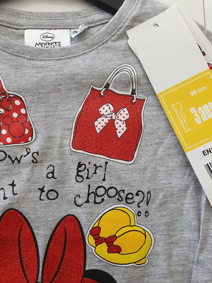 T-shirt manches longues Minnie 3 ans - photo numéro 3
