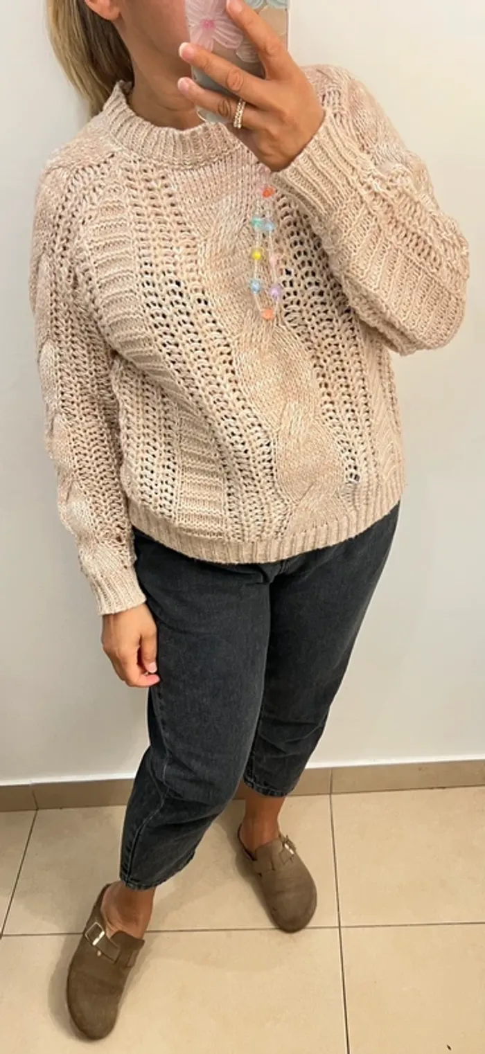 Pull torsadé SHEIN - photo numéro 4